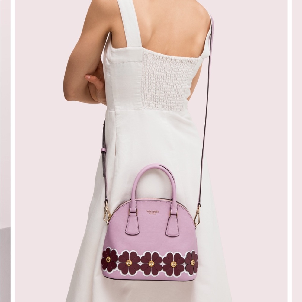 ♠️SOLD Kate Spade Orchid Multi Sylvia Satchel - Picture 5 of 6